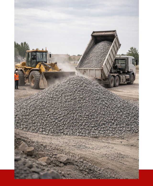 Купить щебень с доставкой в Гусе-Хрустальном от 2675 руб. | ПРОНЕРУДГсь
