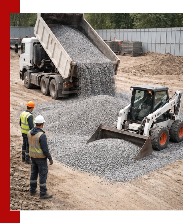 Доставка и продажа гранитного щебня фракции 0-5 в Гусе-Хрустальном