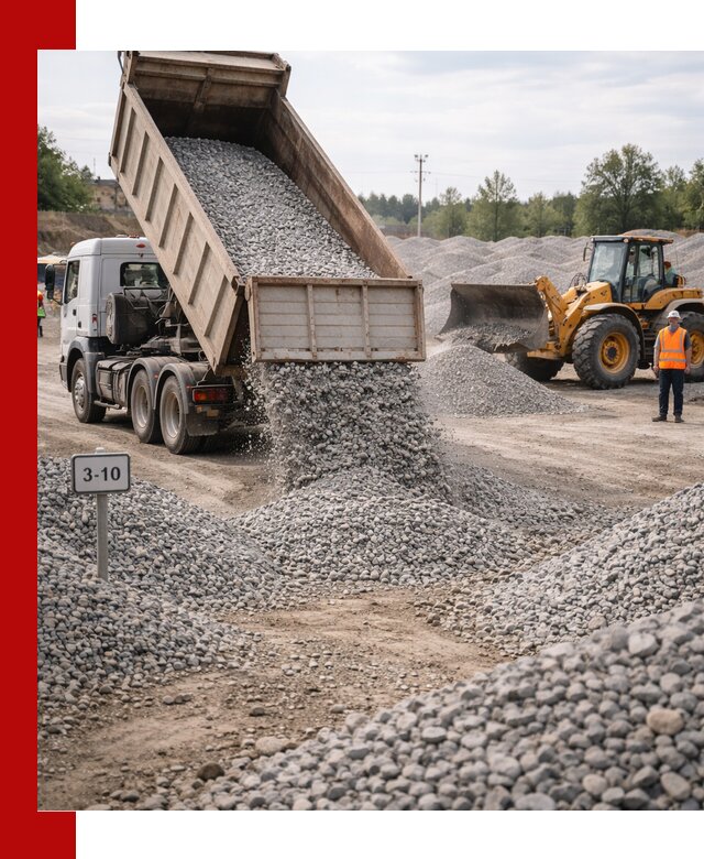 Гранитный щебень фракции 3–10: доставка и продажа в Гусе-Хрустальном
