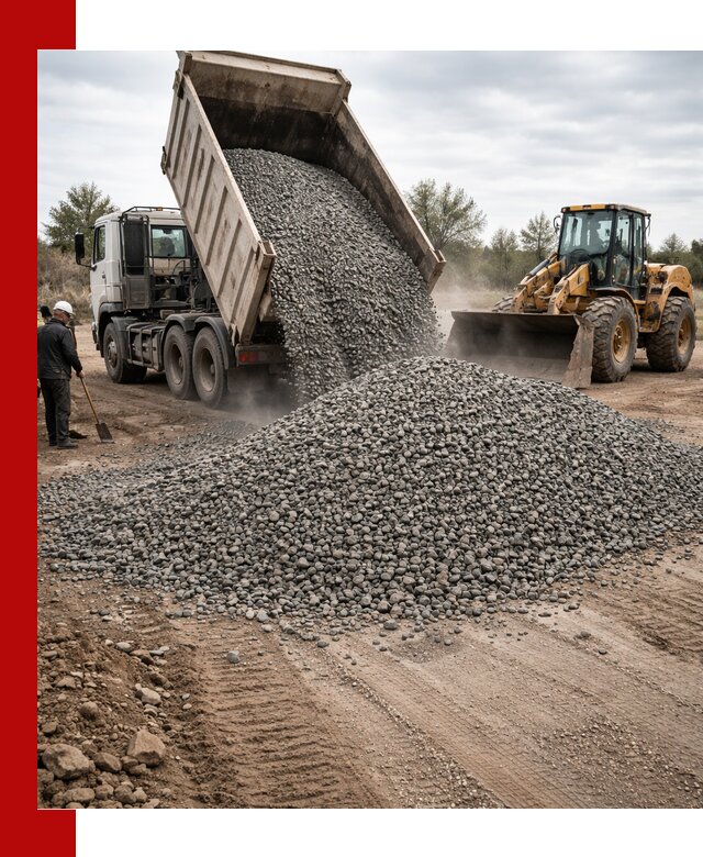 Гранитный щебень фракция 10-20 с доставкой в Гусе-Хрустальном