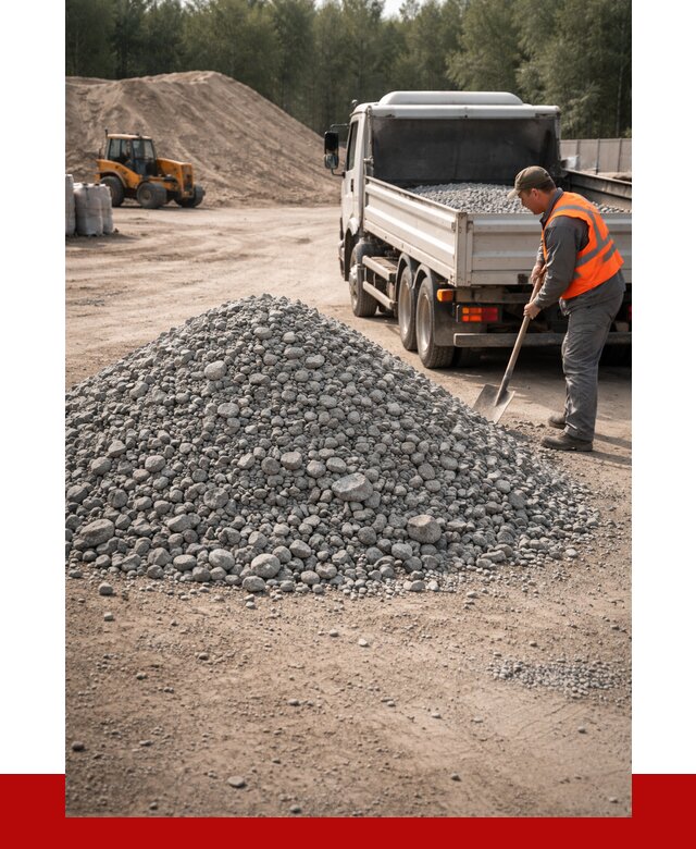 Гравийный щебень фракция 5-10 в Гусе-Хрустальном от 2354 р. | ПРОНЕРУДГсь