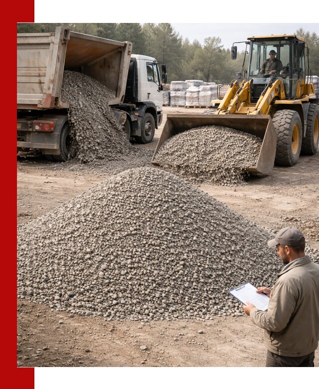 Гравийный щебень фракция 5–10 с доставкой в Гусе-Хрустальном