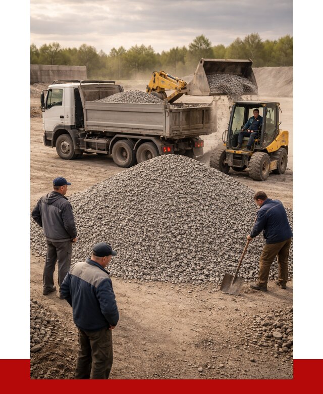 Гравийный щебень фракция 5-20 в Гусе-Хрустальном от 2568 р. ПРОНЕРУДГсь