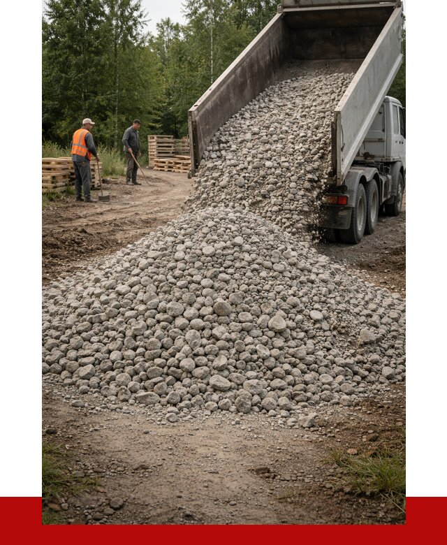 гравийный щебень фракция 70-120 в Гусе-Хрустальном от 2621 р. ПРОНЕРУДГсь