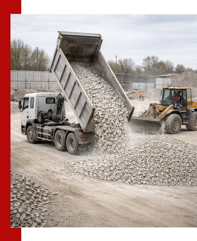 Доставка и продажа известнякового щебня в Гусе-Хрустальном