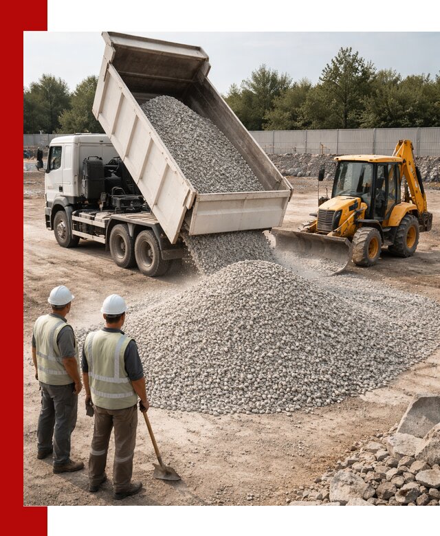 Купить известняковый щебень фракции 5–10 мм с доставкой в Гусе-Хрустальном