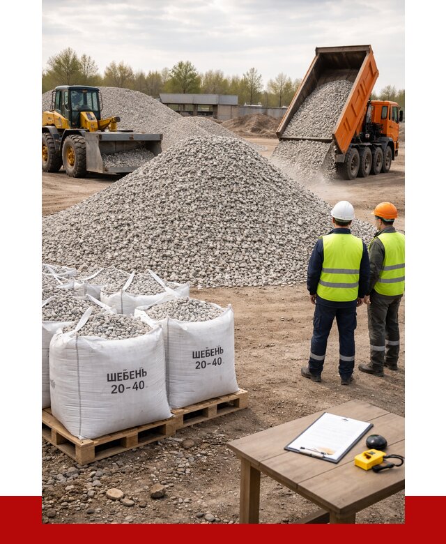 Известняковый щебень 20-40 в Гусе-Хрустальном от 2247 р. ПРОНЕРУДГсь