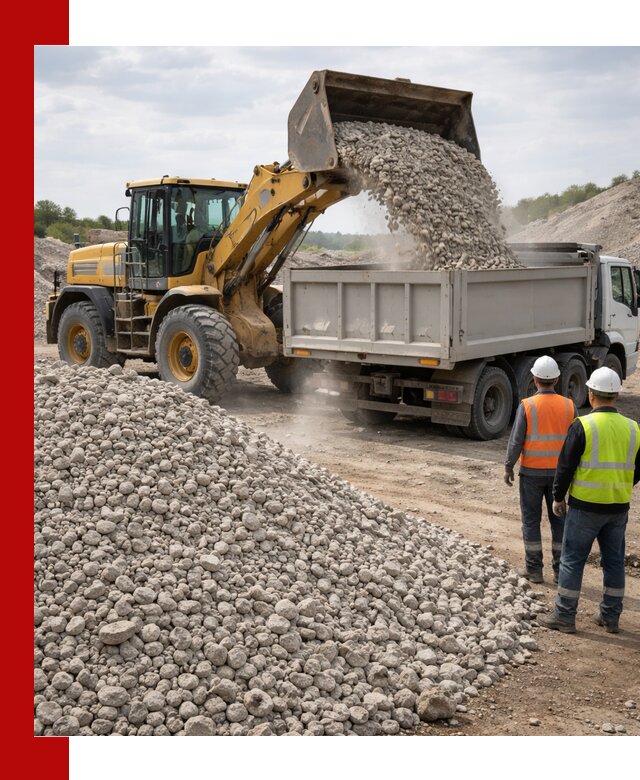 Доломитовый щебень фракция 40–71 доставка и продажа в Гусе-Хрустальном