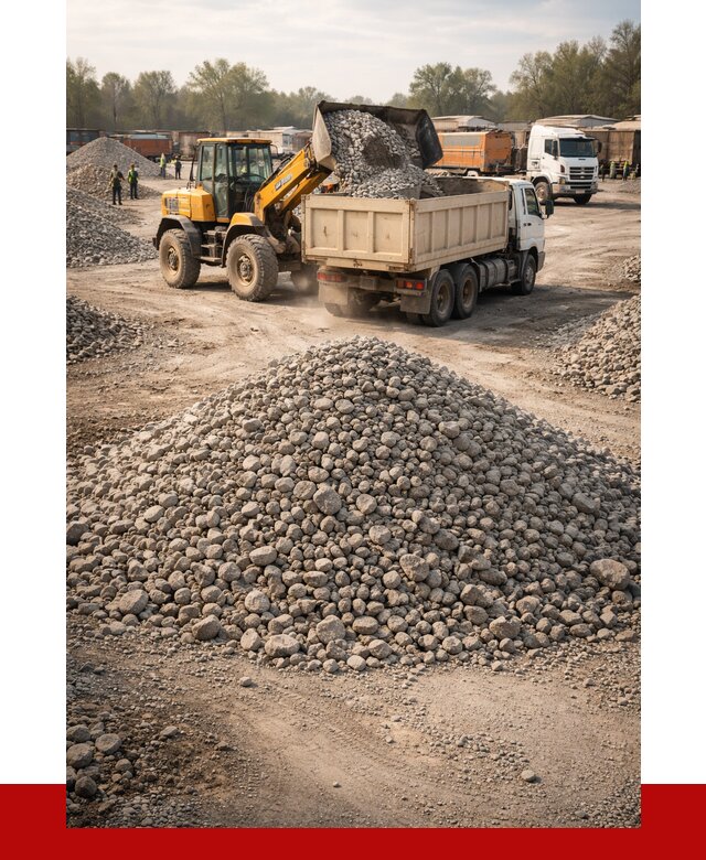 Вторичный щебень фракция 40-70 в Гусе-Хрустальном от 1861 р, ПРОНЕРУДГсь