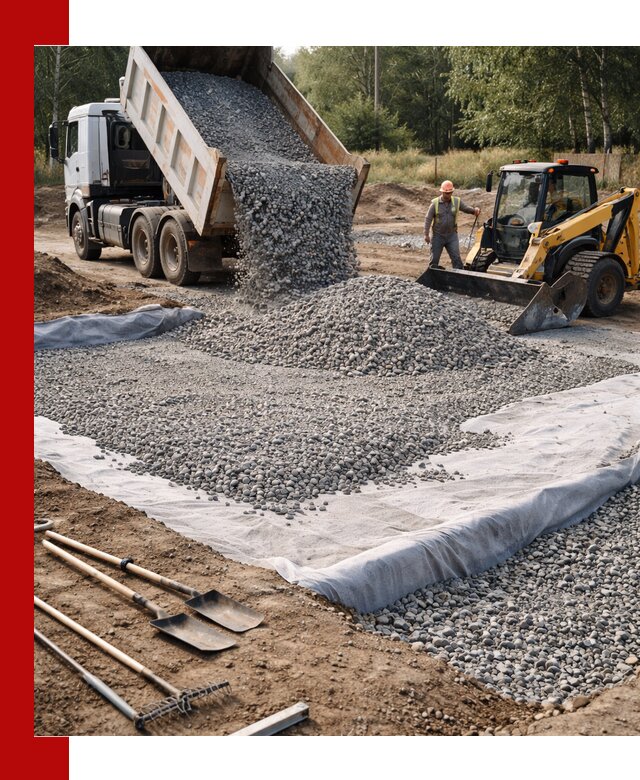 Щебень для фундамента с доставкой в Гусе-Хрустальном