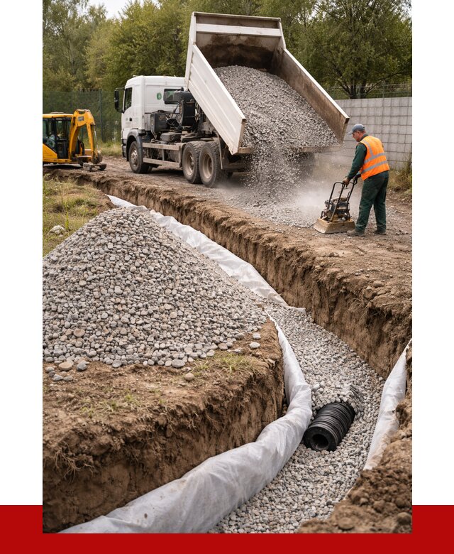 Щебень для дренажа в Гусе-Хрустальном от 1979 р., ПРОНЕРУДГсь доставка