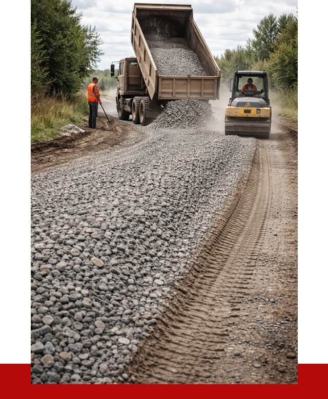 Щебень для отсыпки дороги в Гусе-Хрустальном от 2888 р. ПРОНЕРУДГсь