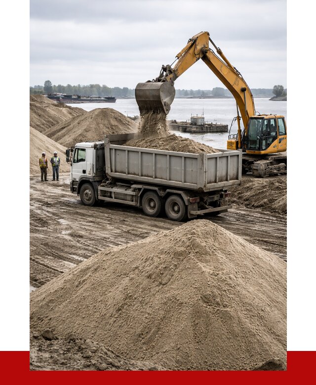 Купить речной песок навалом в Гусе-Хрустальном от 1926 р., ПРОНЕРУДГсь