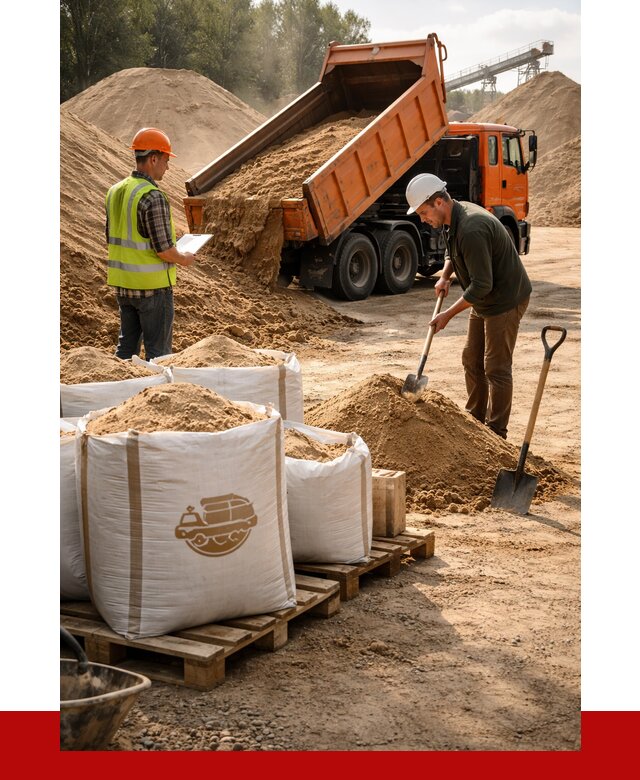 Строительный песок в Гусе-Хрустальном от 2354 р. с доставкой, ПРОНЕРУДГсь