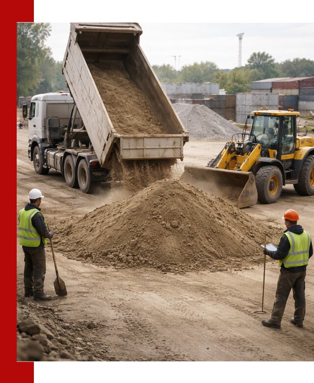 Доставка и продажа пескогрунта оптом и в розницу в Гусе-Хрустальном