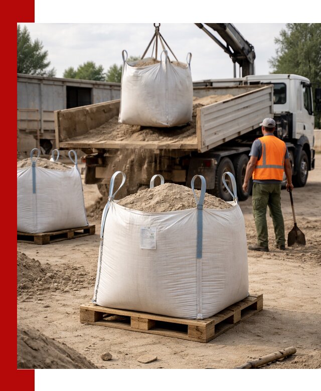 Доставка песка в биг бег в Гусе-Хрустальном быстро и без лишних хлопот