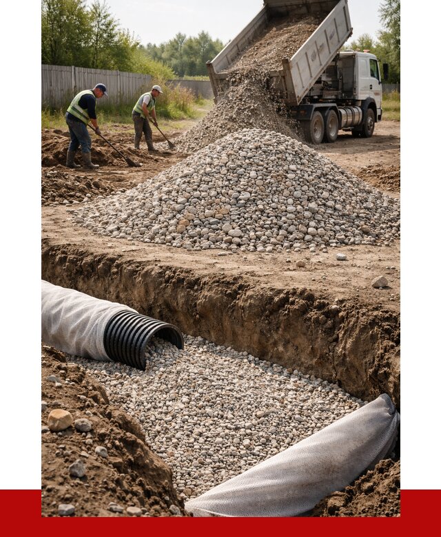 Гравий для дренажа в Гусе-Хрустальном от 2354 р., доставка ПРОНЕРУДГсь