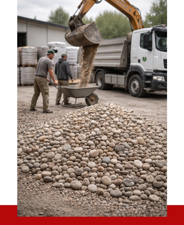 Галька декоративная в Гусе-Хрустальном от 3423 р. за куб | ПРОНЕРУДГсь