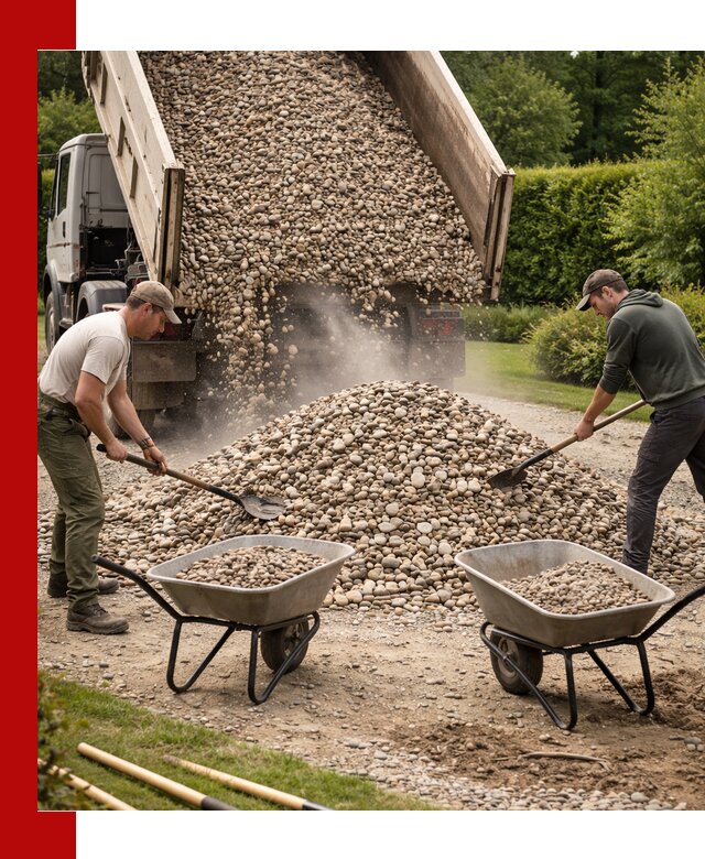 Доставка и продажа декоративной гальки в Гусе-Хрустальном