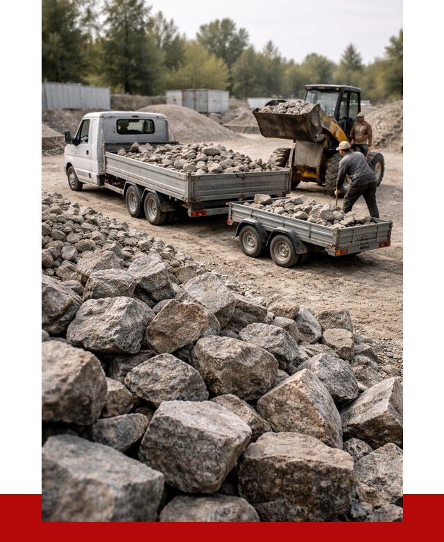 Купить бутовый камень гранитный в Гусе-Хрустальном от 2995 р. | ПРОНЕРУДГсь