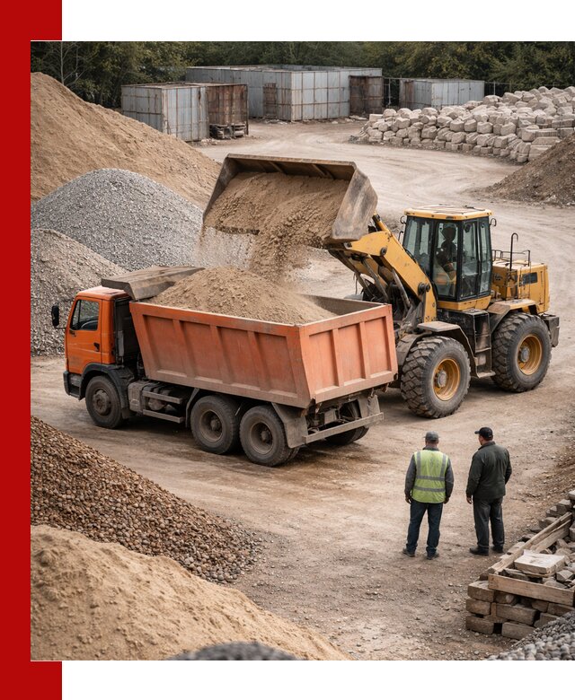 Доставка сыпучих смесей и смесей для стройки в Гусе-Хрустальном