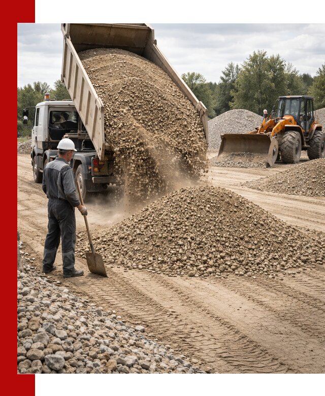 Доставка щпс С3 в Гусе-Хрустальном самосвалами и бортовыми грузовиками