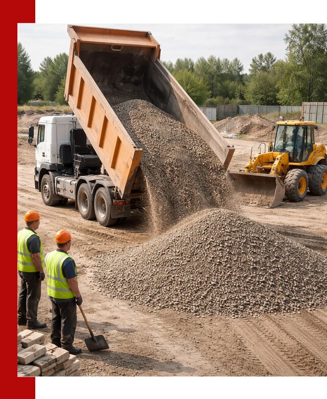 Доставка щебёночно-песчаной смеси ЩПС С7 в Гусе-Хрустальном