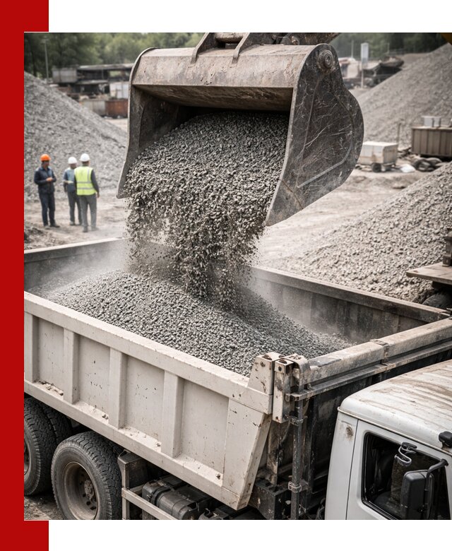 Отсев и крошка для строительства и дорожных работ в Гусе-Хрустальном