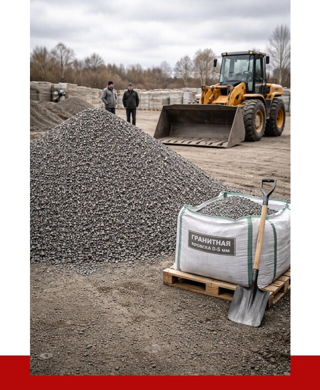 Купить гранитную крошку в Гусе-Хрустальном от 5135 р. с доставкой | ПРОНЕРУДГсь