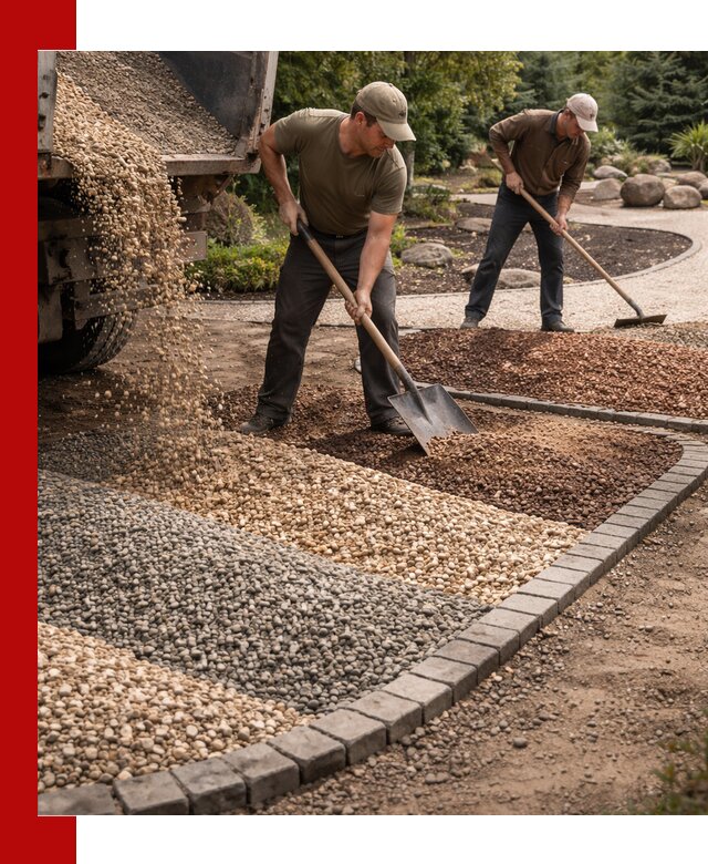 Декоративная крошка для ландшафта в Гусе-Хрустальном — продажа и доставка