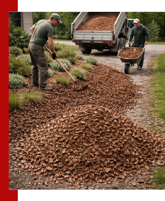 Крошка для мульчирования с доставкой в Гусе-Хрустальном