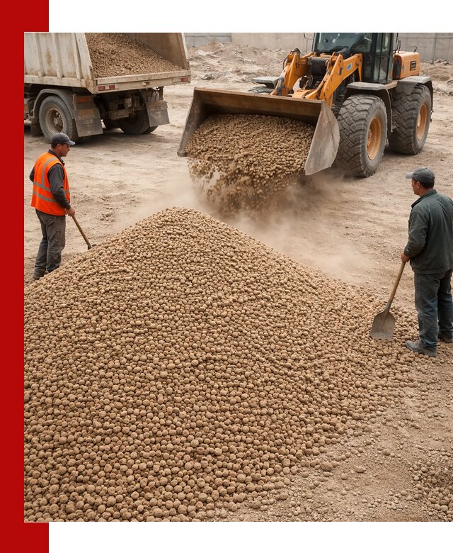 Керамзит фракция 10-20 с доставкой в Гусе-Хрустальном
