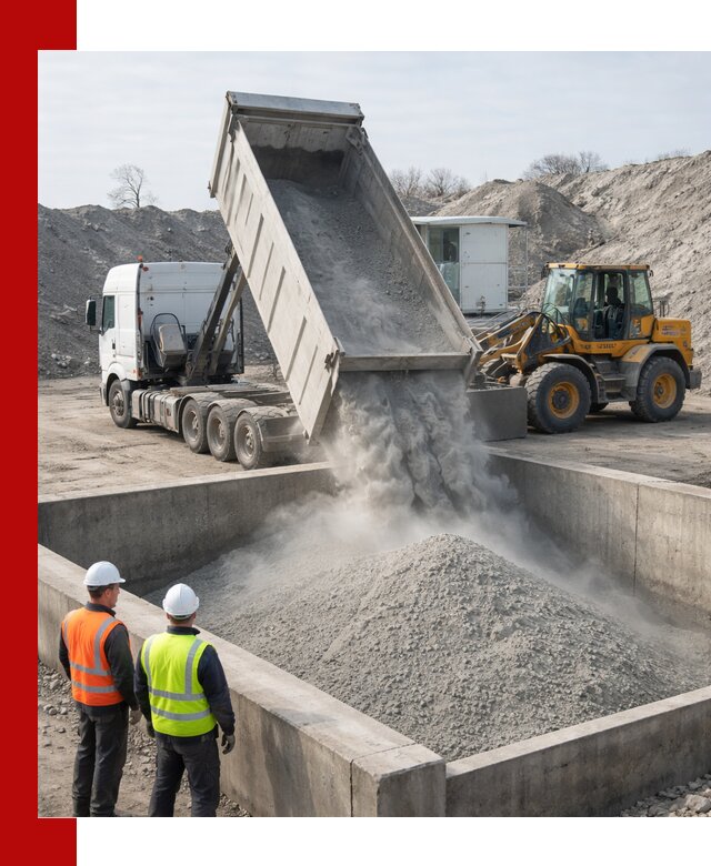 Доставка цемента навалом в Гусе-Хрустальном крупными партиями