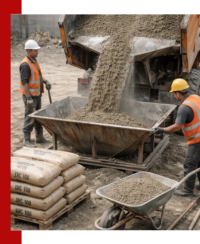 Доставка цементно-песчаной смеси М100 в Гусе-Хрустальном