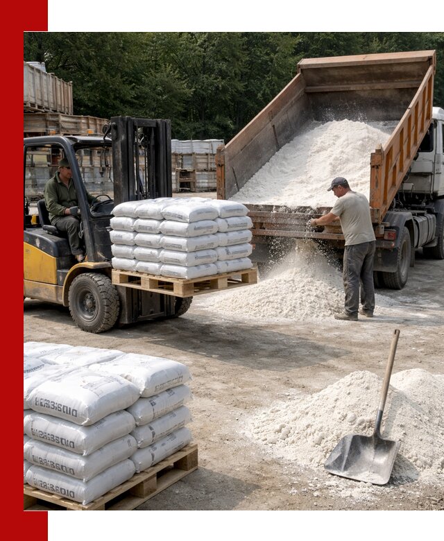 Доставка строительной извести оптом и в розницу в Гусе-Хрустальном