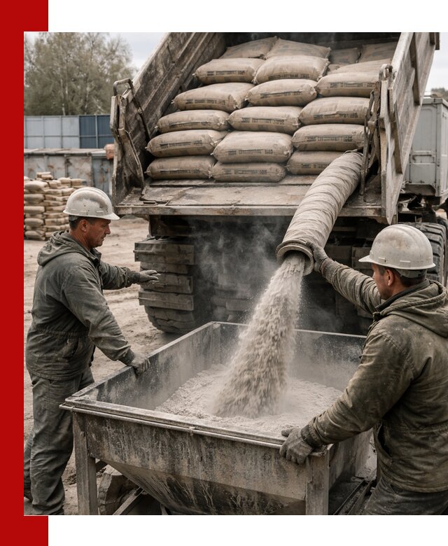 Доставка цемента М400 в Гусе-Хрустальном оптом и в розницу