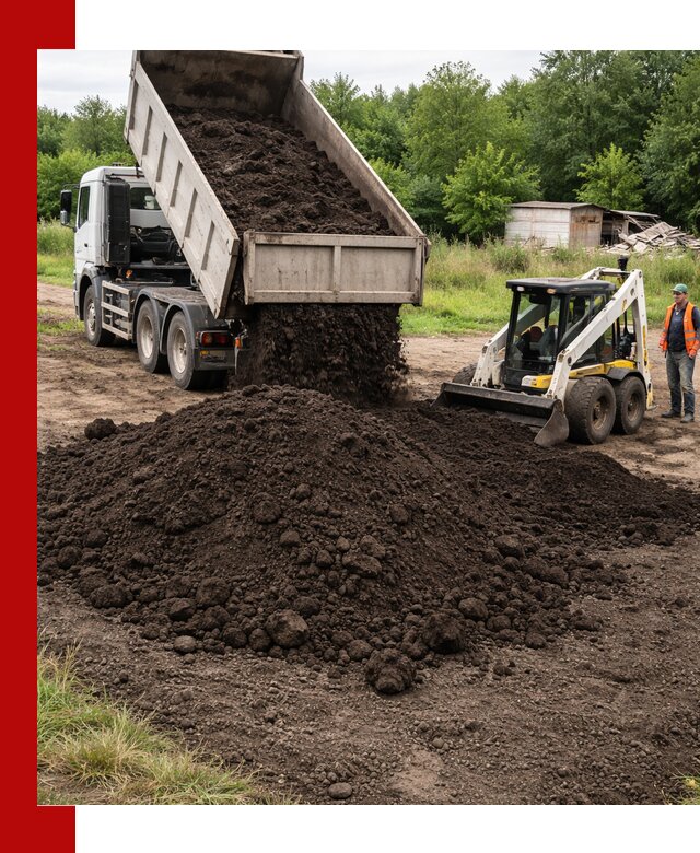 Поставка плодородной земли с доставкой самосвалом в Гусе-Хрустальном