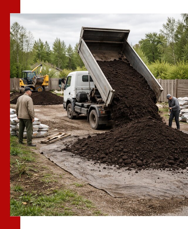 Доставка качественного почвогрунта в Гусе-Хрустальном оптом и в розницу