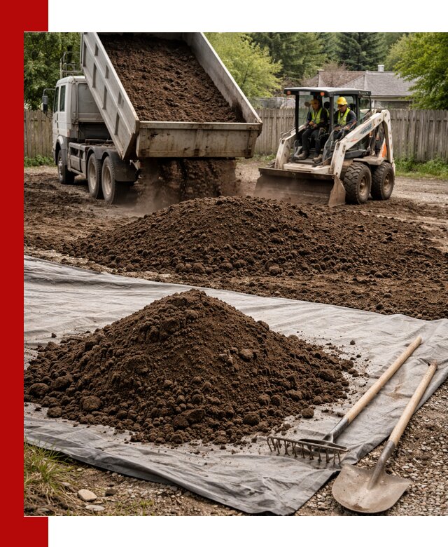 Грунт для отсыпки участка с доставкой в Гусе-Хрустальном