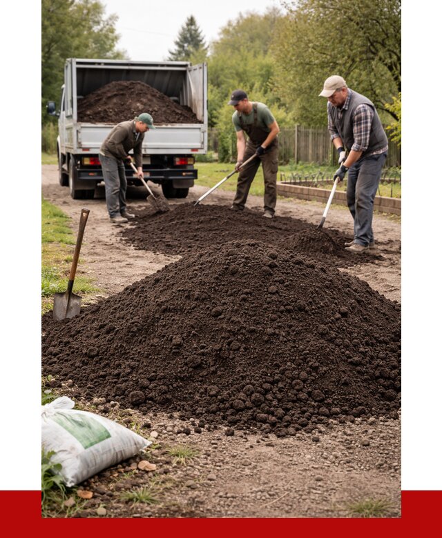 Купить землю для огорода в Гусе-Хрустальном от 3423 р./куб | ПРОНЕРУДГсь