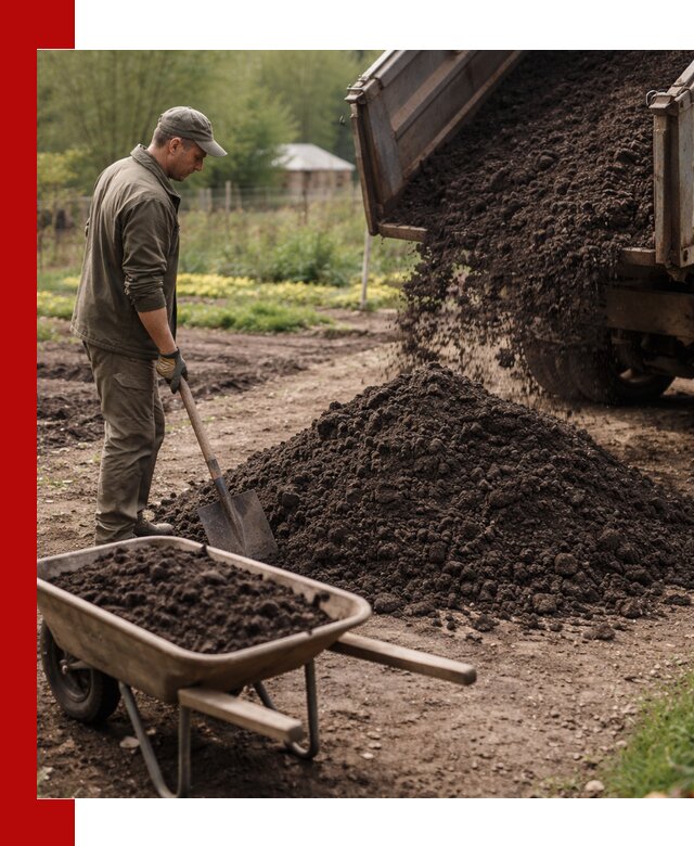 Доставка качественной земли для огорода в Гусе-Хрустальном