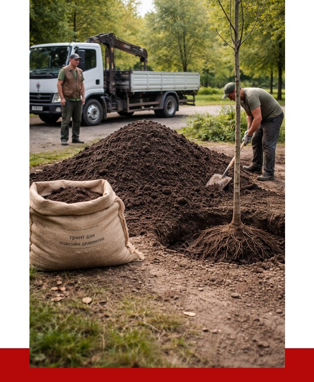 Грунт для посадки деревьев в Гусе-Хрустальном от 1284 р. | ПРОНЕРУДГсь