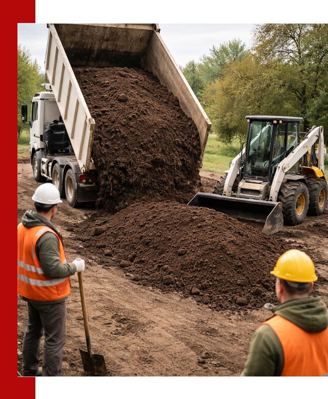 Плодородная смесь для улучшения почвы и восстановления в Гусе-Хрустальном