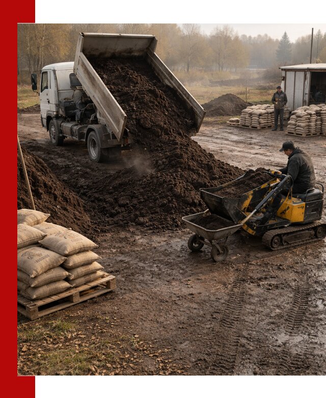 Кислый торф в доставке по выгодным ценам в Гусе-Хрустальном