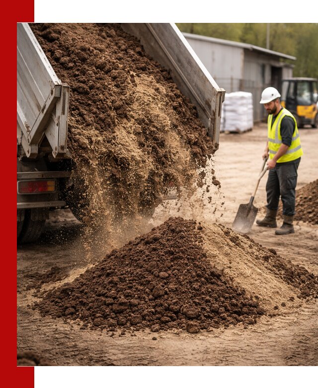 Доставка торфо-песчаной смеси в Гусе-Хрустальном для строительства и озеленения