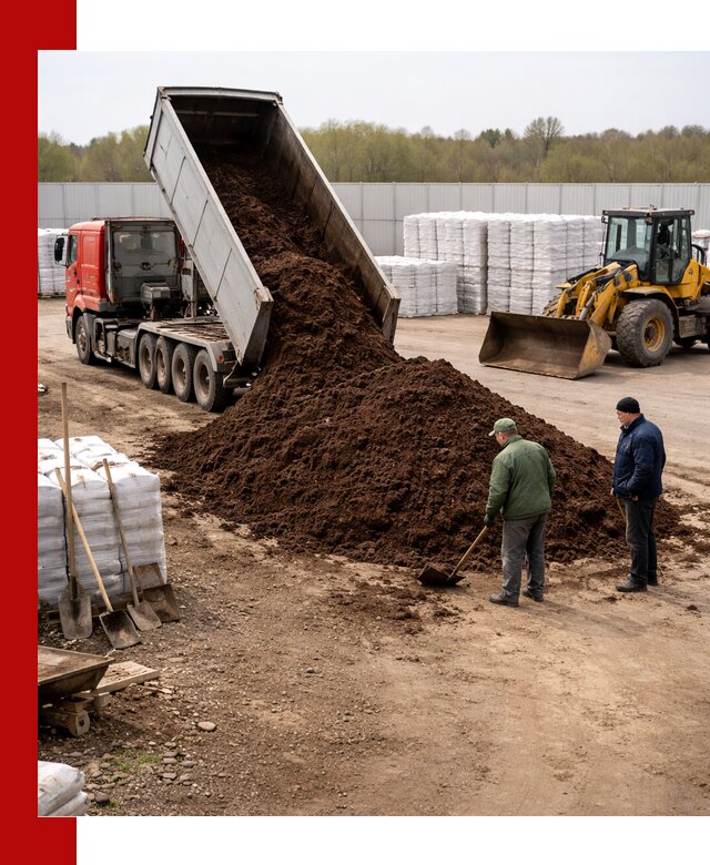 Доставка торфяных смесей оптом и в розницу в Гусе-Хрустальном