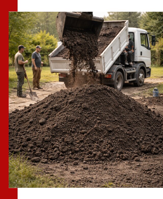 Доставка и продажа чернозема в Гусе-Хрустальном оптом и в розницу