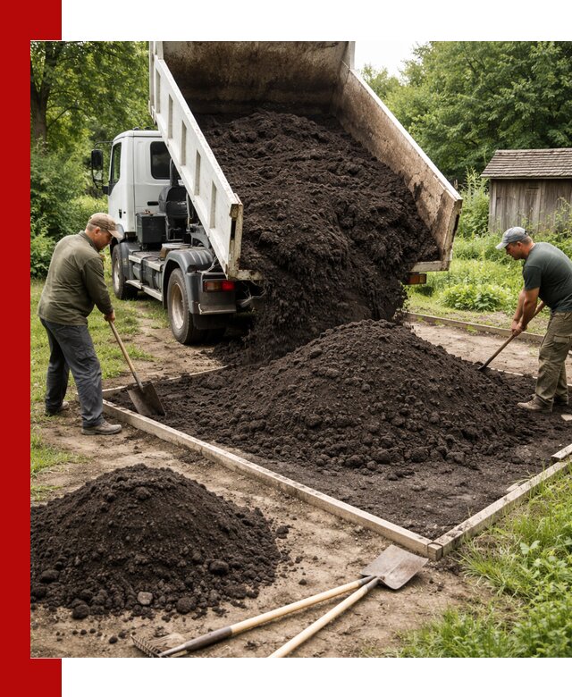 Купить чистый чернозем для огорода с доставкой в Гусе-Хрустальном