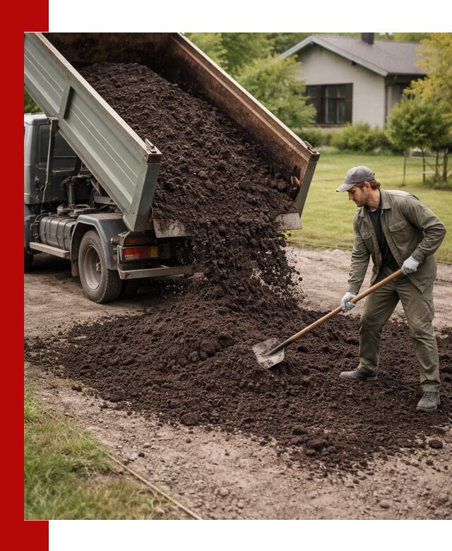Чернозем для газона с доставкой в Гусе-Хрустальном быстро и качественно