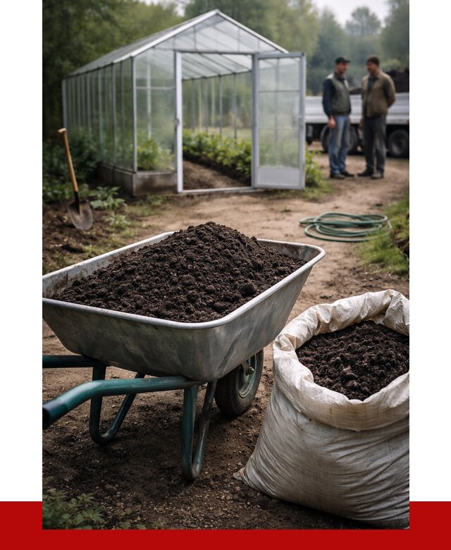 Чернозем для теплицы в Гусе-Хрустальном с доставкой от 1605 р. | ПРОНЕРУДГсь